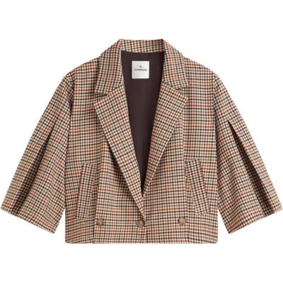 Summum - 1s1331-12496 - Blazer Check goji berry
