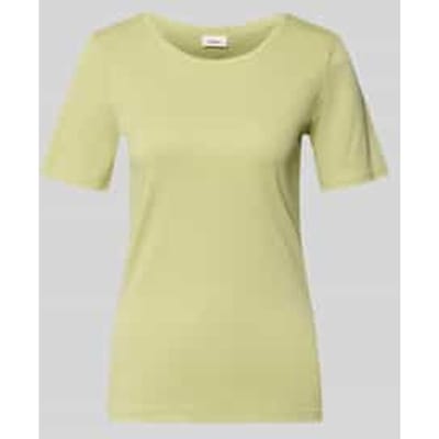 s.Oliver - female - T-shirt van interlock jersey in een slanke pasvorm