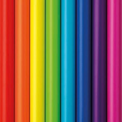 Benza cadeaupapier - gekleurd inpakpapier ZEN14 - 200 x 70 cm - 5 rollen