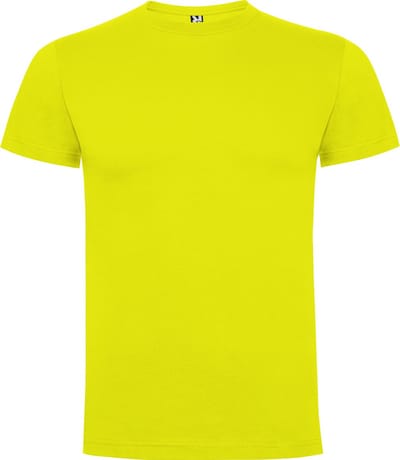 4 Pack Citroen Geel t-shirts Roly Dogo Premium Kids 4 jaar 98 - 104
