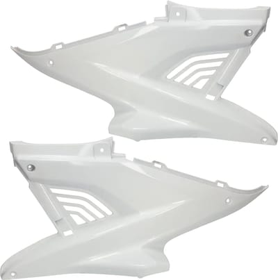 Mezoly zijschermen set voor MBK Nitro, Yamaha Aerox wit