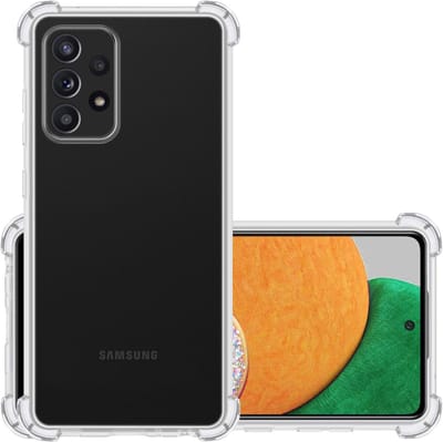 Hoesje - Geschikt voor Samsung Galaxy A52s 5G - Sterk & Shockproof - Siliconen Case - Back Cover - Telefoon Hoes Shock Proof - Transparant