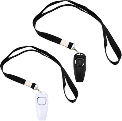 2 Stuks Hondenfluit en Clicker voor Effectieve Honden Training en Communicatie met Huisdieren