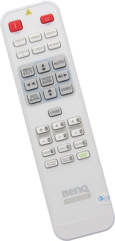 Afstandsbediening geschikt voor de BENQ MW820ST beamer, vervangt 5J.J6R06.001 / RCE011