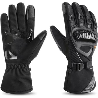 Gants de moto pour écran tactile, articulations dures, imperméables, résistants aux chutes, pour sports motorisés et courses