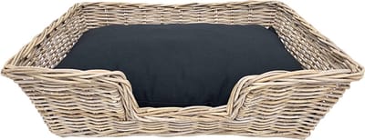 Lavandoux - Hondenmand - Hondenbed - Kubu Grijs Rotan - L75 x B55 x H20 cm