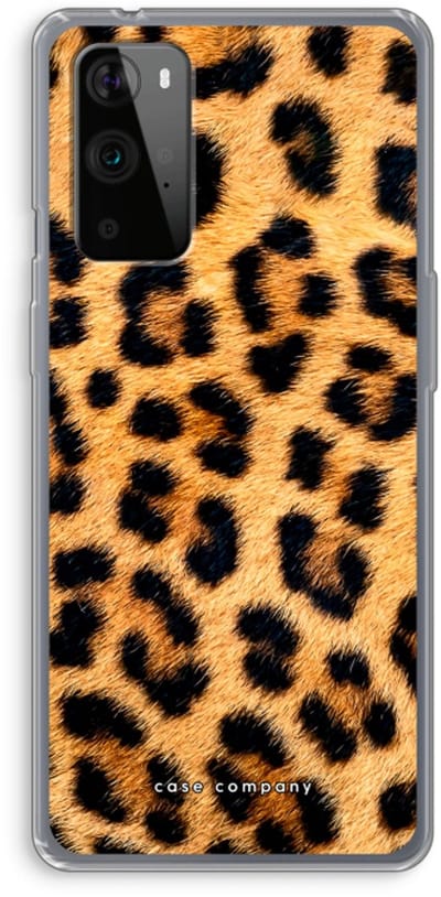 Case Company® - Hoesje geschikt voor OnePlus 9 Pro hoesje - Luipaard - Soft Cover Telefoonhoesje - Bescherming aan alle Kanten en Schermrand