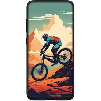 Telefoonhoesje voor Samsung Galaxy S24 S23 iPhone 15 14 Xiaomi Redmi Note 13 12 11 8 10 9 Pro Max X XR OPPO Huawei Mountainbike Fietsen Kunst Poster Hoes for Samsung Galaxy A32 5G
