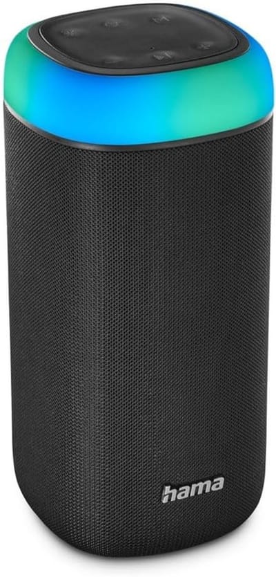 Draagbare Stereoluidspreker - Bluetooth Speaker - Muziek Luisteren - Spatwaterdicht IPX4 - 30W Vermogen - Zwart