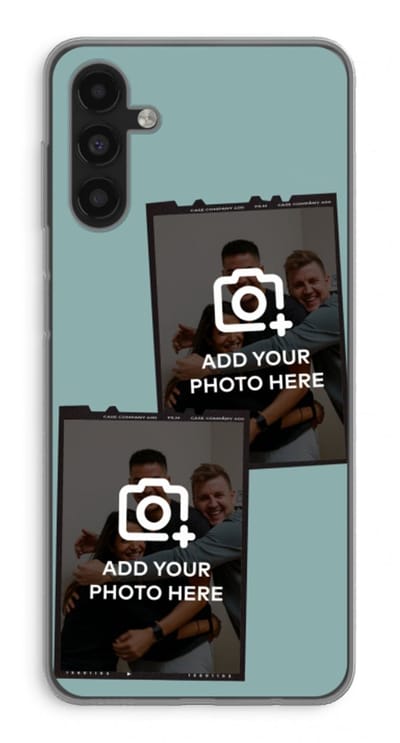 Gepersonaliseerd - Case Company® - Hoesje geschikt voor Samsung Galaxy A13 5G hoesje - Polaroid Zwart - Soft Cover Telefoonhoesje - Bescherming aan alle Kanten en Schermrand