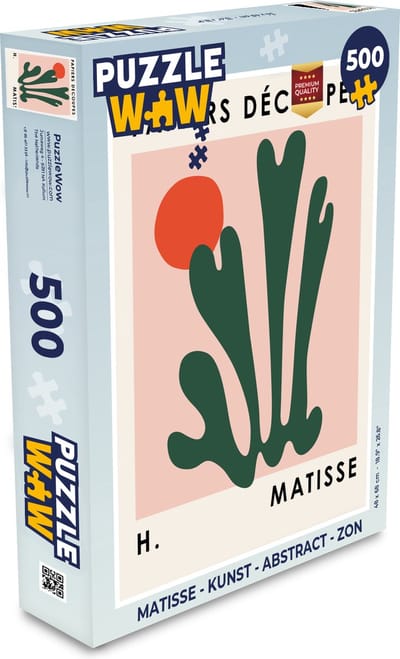 Puzzel Matisse - Kunst - Abstract - Zon - Legpuzzel - Puzzel 500 stukjes