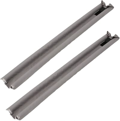 KOTARBAU® 2 st Dubbele Tochtstopper, Tochtstrip, Polyethyleenschuim, 95cm, Grijs, Deurafdichting, 30mm, Deurbodemafdichting, Schallschutz, Windstopper, Isolatie voor Binnendeur en Buitendeur
