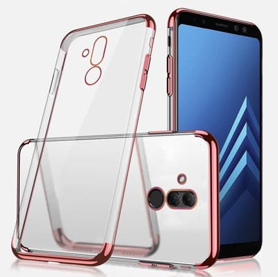 DrPhone Mate 20 Lite Luxe Plating TPU Case   Siliconen Slim Fit Ultradun Flexibele Electro Shine Case  