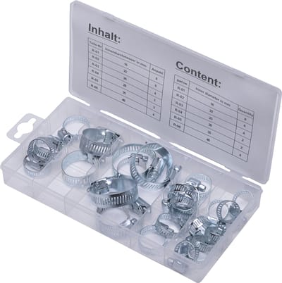SW-Stahl S8055 slangklem assortiment 26 stuks in cassette
