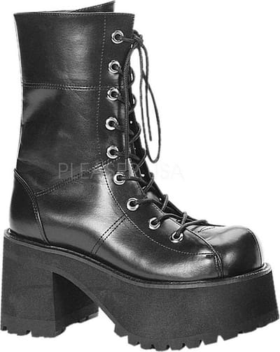 DemoniaCult - RANGER-301 Plateau Laarzen - US 11 - 41 Shoes - Zwart