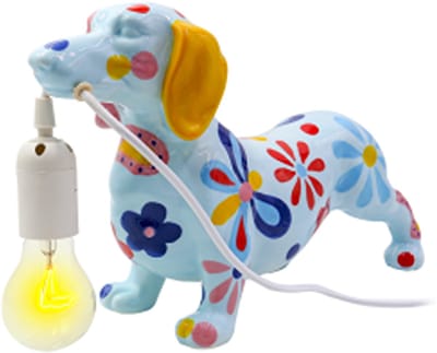 Pomme Pidou Blossom Bliss Lamp Tekkel Frankie Blauw
