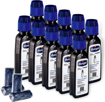 Geberit AquGeberit Aquaclean ontkalkingsmiddel en Duofresh sticks - 10 flesjes + 4 gratis Geberit DuoFresh sticks - Toilet ontkalking - Geberit toilet ontkalker