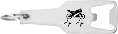 Akyol - motor flesopener - Motor - beste motorrijder - hartslag - mannen - cadeau - hobby - 105 x 25mm