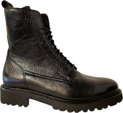 Durea Veterboot 9801 185 1275 Zwart Wijdte H
