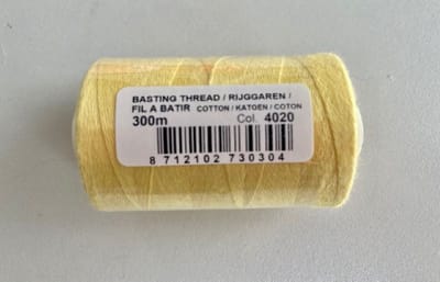 Rijggaren 300m, 100% katoen, geel