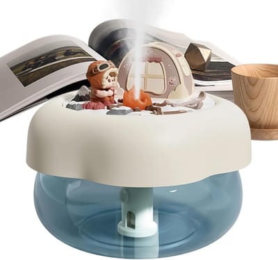 Luchtbevochtiger - Vernevelaar Diffuser - Lucht Verbeteren - Automatische Uitschakeling - 400 ml - Meerkleurig