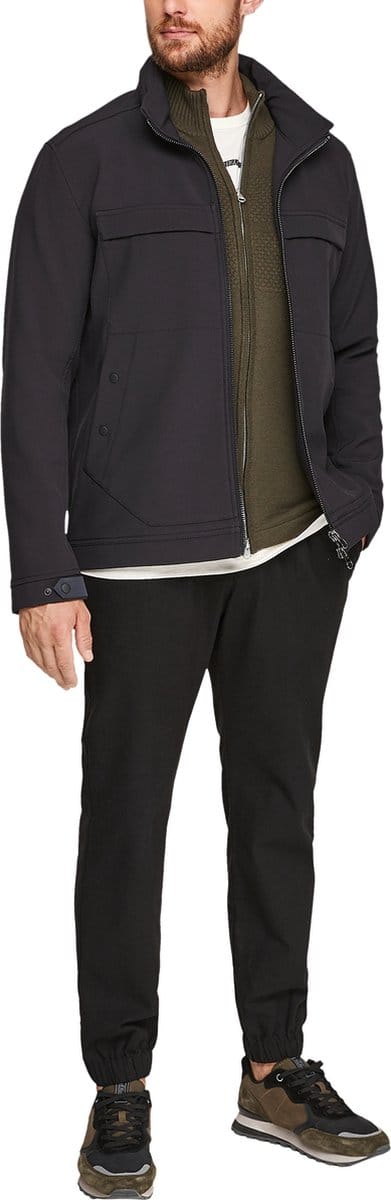 s.Oliver - Heren jas - Maat L - Mannen - 5910 dark blue - onbekend materiaal