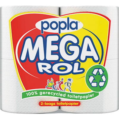 Toiletpapier 2 laags recycled