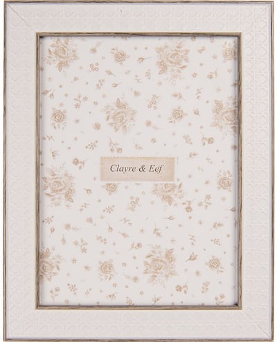 Clayre & Eef Fotolijst 13x18 cm Wit MDF