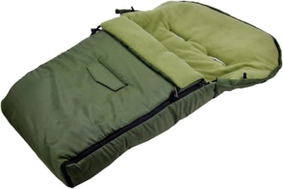 Wintervoetenzak - Voetenzak kinderwagen - Baby warm houden - Water- en vuilafstotend - 90 cm - Olijfgroen
