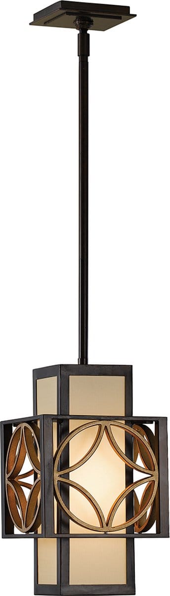 Bohemian Hanglamp - Steady Lighting - Metaal - Bohemian - E27 - L: 19.1cm - Voor Buiten - Woonkamer - Eetkamer - Brons