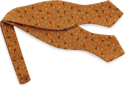 We Love Ties - Vlinderdassen - Vlinderdas Fancy Forest - oranje / beige / zwart