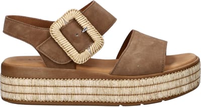 Gabor 562 Sandalen - Dames - Taupe - Maat 37