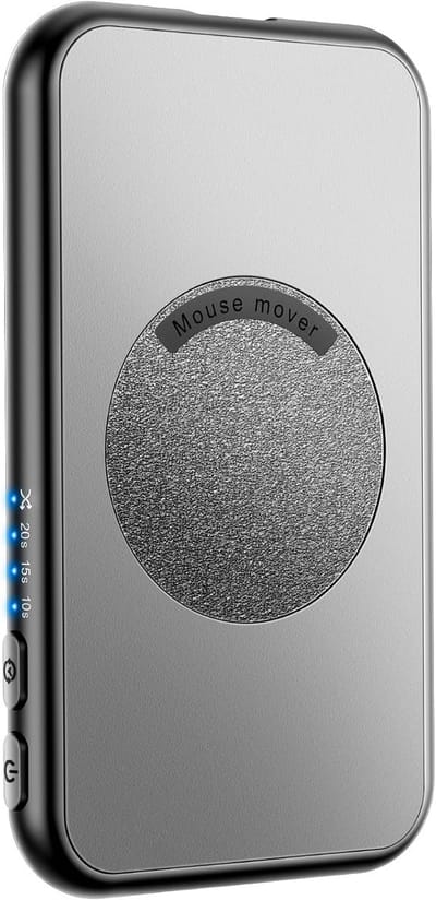 Muis Mover - Muis Jiggler Automatisering - Laptop Wakker Houden - Mechanisch Onzichtbaar - 16mm Dun - Zwart
