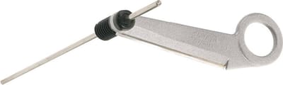 Westmark Spiraalsnijder met lange centreerstaaf, lengte: 24 cm, roestvrijstalen mes/aluminium, zilver/grijs, 51302260