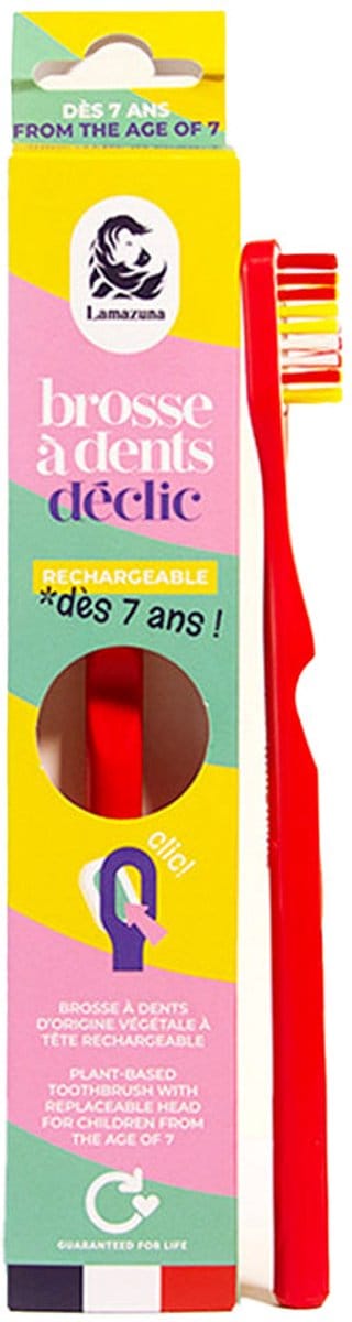 Lamazuna Toothbrush kids red 1 Stuks