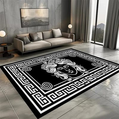 Modern Luxe Tapijt voor Woonkamer Modeontwerp Grote Maat Kleden Garderobe Antislip Vloermatten Slaapkamer Bedzijde Zachte Tapijten 60*90cm