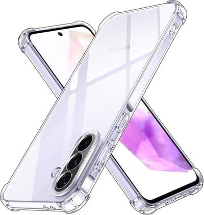 Casemania Hoesje Geschikt voor Samsung Galaxy A36 - Transparant - Anti Shock Back Cover