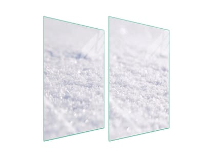 TMK ArtDeko - Snijplank van Glas - 2x35x52 cm - Wit - Veilig en Hygiënisch