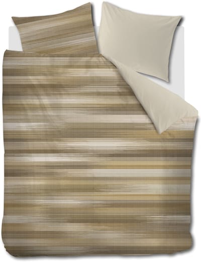 Beddinghouse Elie dekbedovertrek - Tweepersoons - 200 x 200/220 cm - Naturel