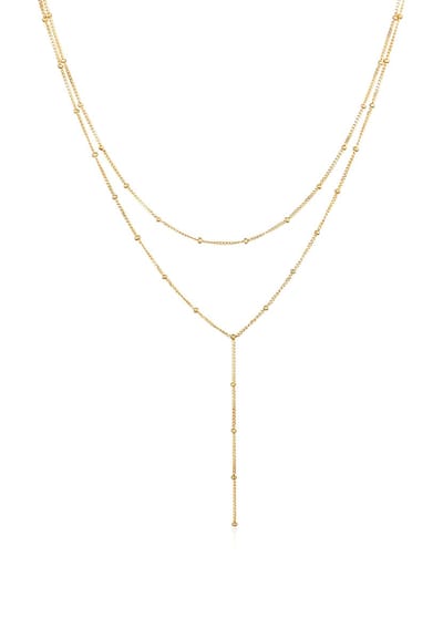 Elli - Halsketting - Dames Y-ketting Laagje Ballen in 925 sterling zilver - Dames