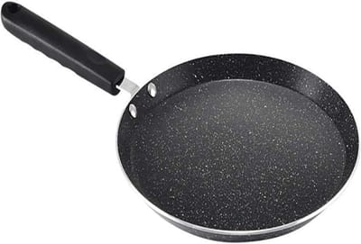 Wokpan met deksel - Koekenpan steelpan - Grote maaltijden maken - Dubbele anti-aanbaklaag - 25 cm diameter - Zwart