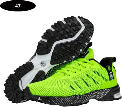 Bovista Tennisschoenen - Heren - Dames - Tenniskleding - Indoor - Outdoor - Fluoriserend Groen - Maat 47