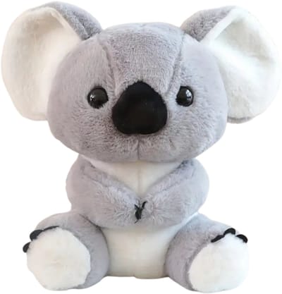 Livano Knuffel - Knuffelbeer - Knuffeldoekje - Groot - Meme - Baby - Koala - Stuffed Animal - Plushie - Plush - Dier - Grijs - 32cm