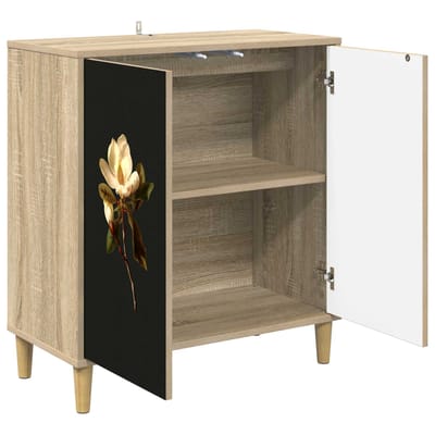 vidaXL - Dressoir - BREMEN - Sonoma - 69 - x - 33 - x - 75 - cm - Bewerkt - hout