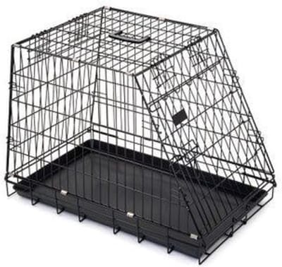 Topmast Hondenbench - Autobench - Met Schuine Zijde - 92 x 63 x 72 cm - Incl. Kunststof Lade