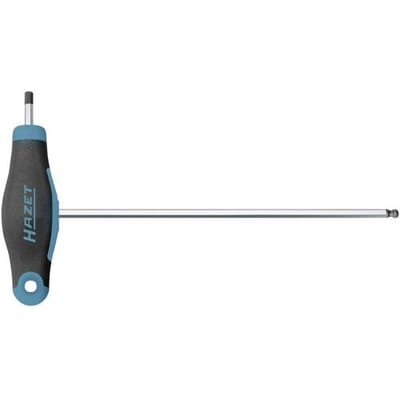 Hazet 829KK-4 Inbusschroevendraaier Sleutelbreedte (metrisch): 4 mm Koplengte: 150 mm Afmeting, lengte: 168 mm