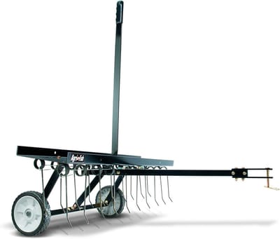 Veerhark Gazon - Verticuteerder Harken - Gazon Onderhoud - Werkbreedte 100cm - 101 x 104 cm - Zwart