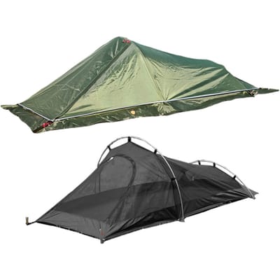 Tente de camping 1 personne Tente de randonnée imperméable pour survie en extérieur avec installation rapide Durable Revêtement PU 2500 mm pour