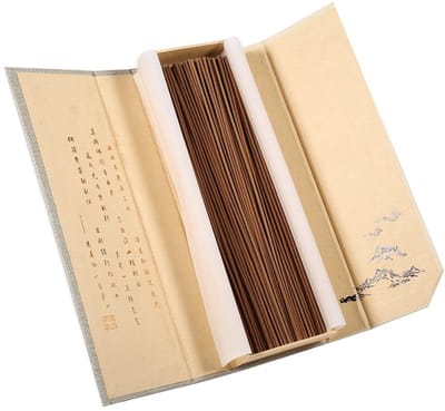 Dailygoods- Wierookstokjes 180 stuks - Sandelhout - Aromatherapie - Ontspanning - Stressvermindering - 21 cm lengte - Natuurlijk en veilig - Aromastokjes