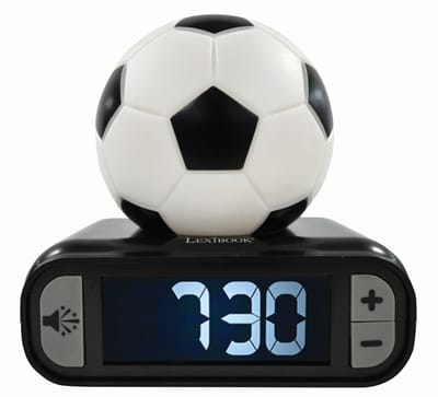 Digitale wekker met a football 3D nachtlampje en geluidseffecten